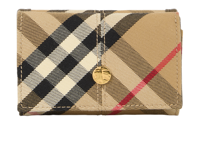 Burberry Novacheck Compact Wallet, front view